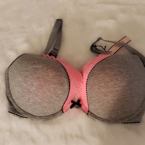 VS Push-Up Lace Trim Bra